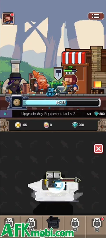 Hammer the Hit: Idle RPG với chủ đề rèn trang bị đi ngục tối