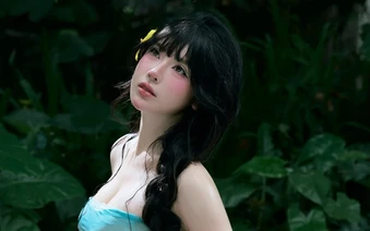 Hậu trường bộ ảnh của UNa To Uyen khiến CĐM ngỡ ngàng với mức độ "chịu chơi"