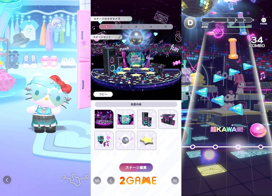 Hello Kitty khai phá vũ trụ vũ đạo qua siêu phẩm game âm nhạc Sanrio Kawaii Me Live! Hello Kitty khai phá vũ trụ vũ đạo qua siêu phẩm game âm nhạc Sanrio Kawaii Me Live!