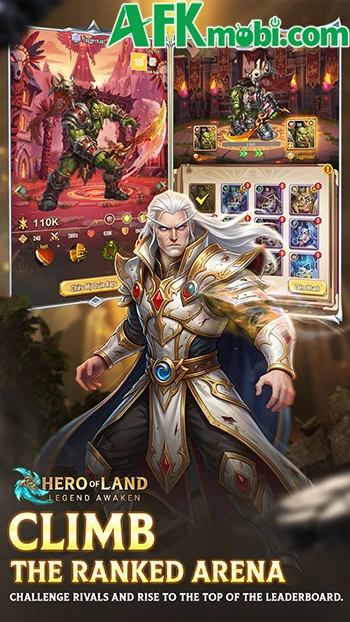 Hero of Land: All Stars game đấu tướng loạn chiến chủ đề fantasy