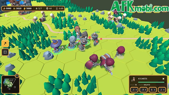 Heroes of Darkwoods game RTS với mỗi ngày là 1 thử thách khác
