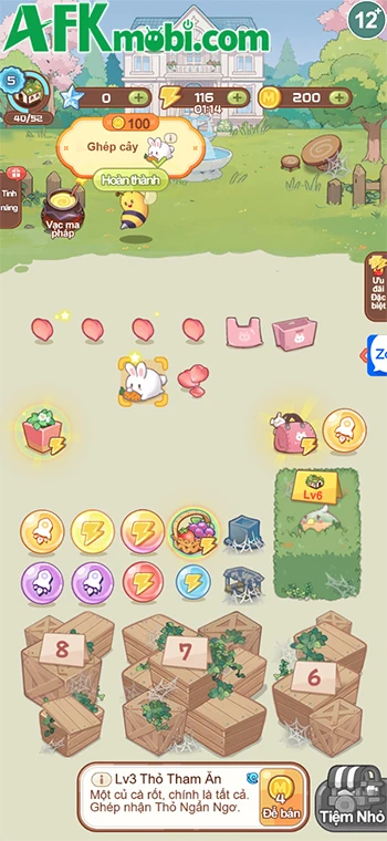 Hey Bunny - Thỏ Ơi! game casual mới ra mắt trên cổng game Zalo