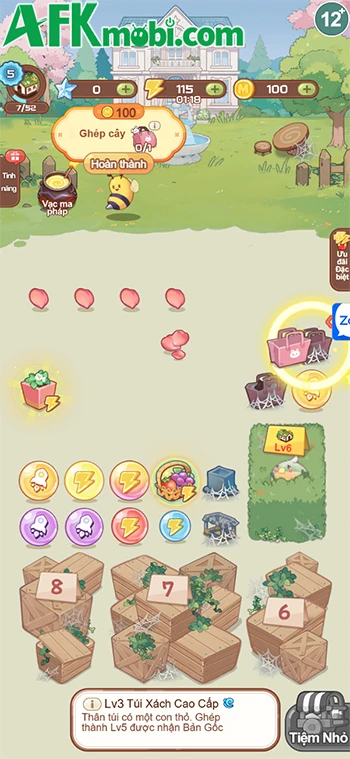 Hey Bunny - Thỏ Ơi! game casual mới ra mắt trên cổng game Zalo
