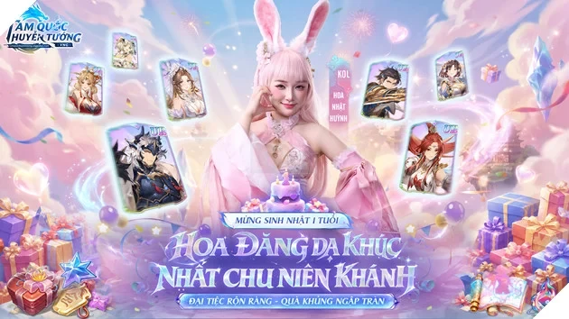 Hoa Nhật Huỳnh Đồng Hành Cùng Tam Quốc Huyễn Tướng VNG, Khai Tiệc Sinh Nhật 1 Tuổi Rộn Ràng