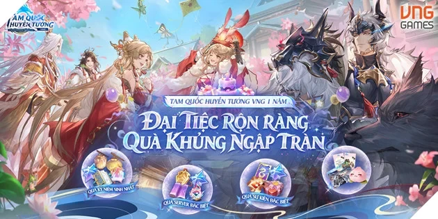 Hoa Nhật Huỳnh Đồng Hành Cùng Tam Quốc Huyễn Tướng VNG, Khai Tiệc Sinh Nhật 1 Tuổi Rộn Ràng