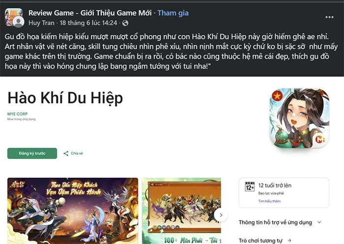 Hơn 100.000 người đăng ký trước, Hào Khí Du Hiệp tạo sức hút lớn trước ngày ra mắt Hơn 100.000 người đăng ký trước, Hào Khí Du Hiệp tạo sức hút lớn trước ngày ra mắt