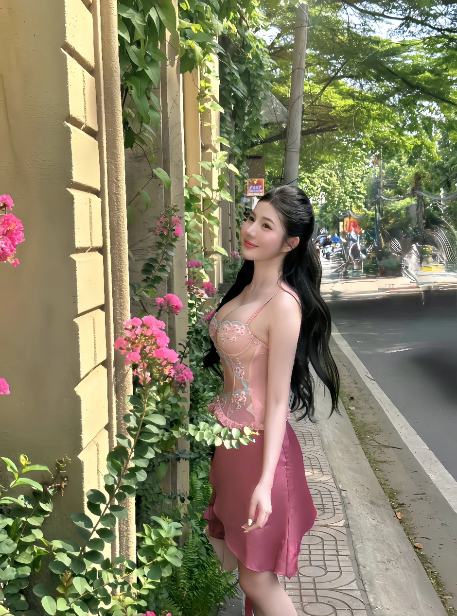 Hot girl Mai Linh 2k2 lại "gây mê" người xem với bộ ảnh "nàng thơ" hết sức ngọt ngào