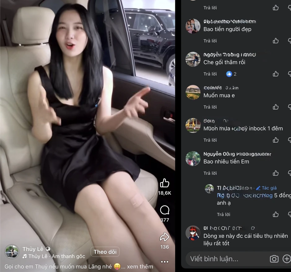 Hot girl sale xe Thủy Lê đập tan lời đồn nhạy cảm của cư dân mạng