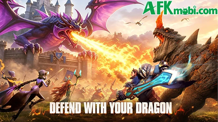 Infinity Dragons game SLG cho xây dựng thành trì lẫn nuôi rồng
