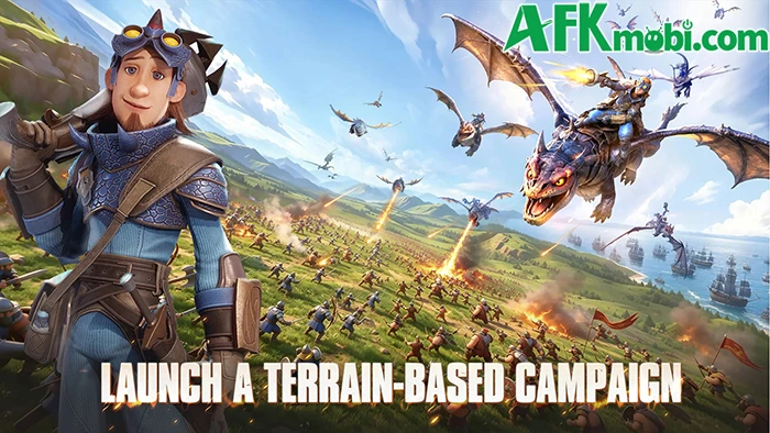 Infinity Dragons game SLG cho xây dựng thành trì lẫn nuôi rồng