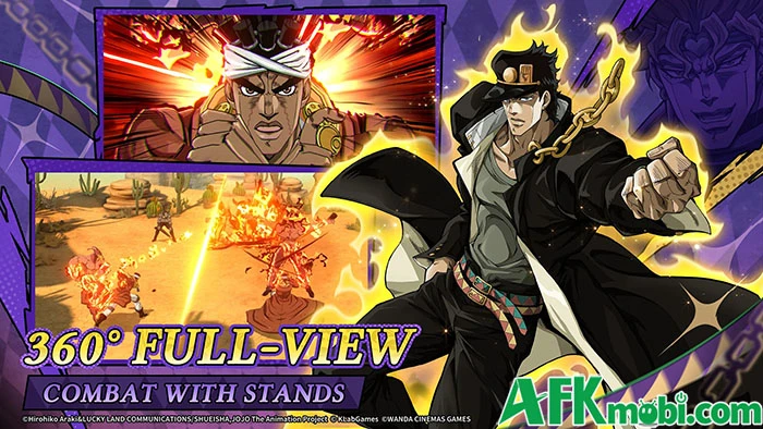 JoJo's Bizarre Adventure: GS game đấu tướng theo lối loạn chiến