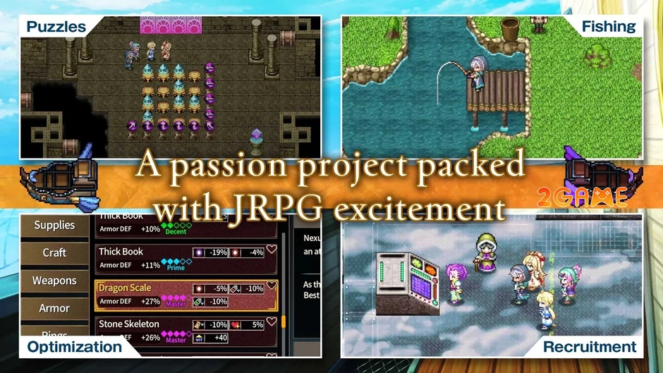 KEMCO Tái Định Nghĩa Chất JRPG Cổ Điển Với Siêu Phẩm Asdivine Knot