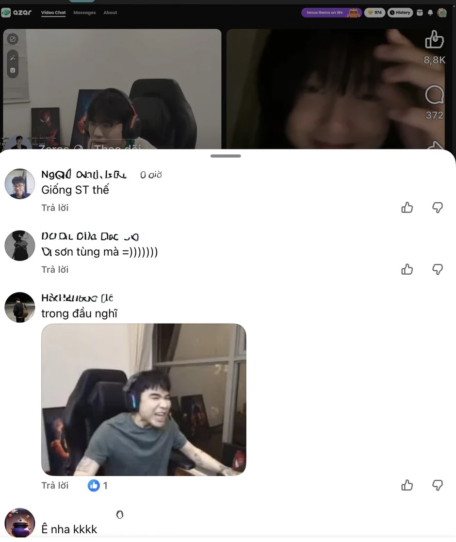 Kênh chat "đứng hình" trước màn giao lưu của Zeros với fan nữ