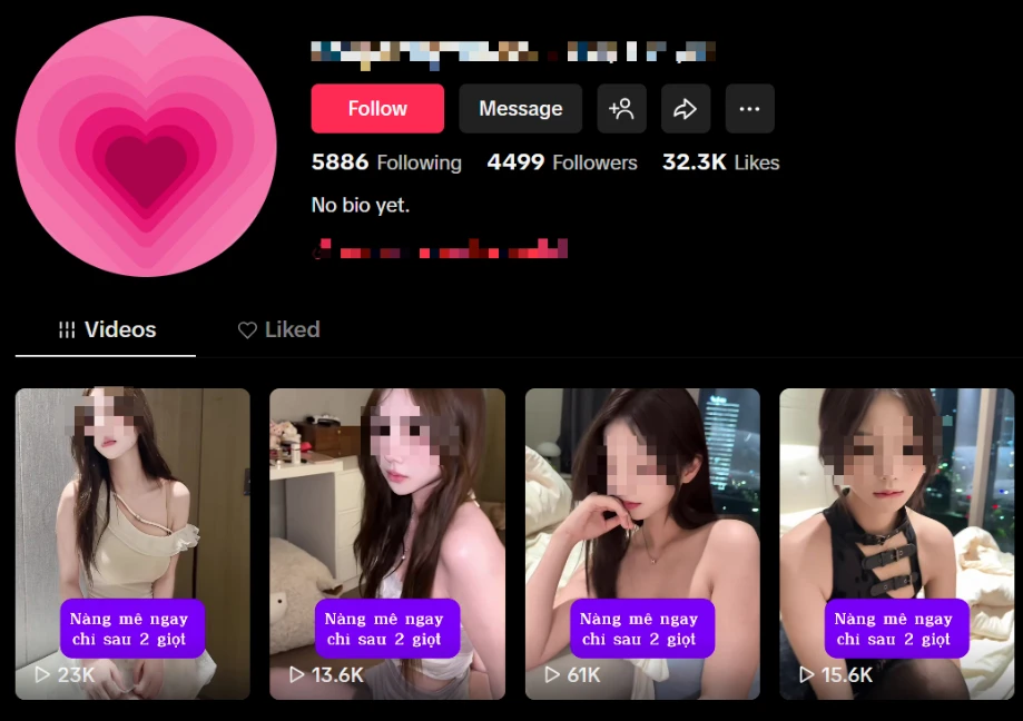 Kênh TikTok công khai quảng cáo "chất cấm", tiếp cận hàng triệu lượt xem vẫn "sống khỏe", khiến người dùng hết sức lo ngại Kênh TikTok công khai quảng cáo "chất cấm", tiếp cận hàng triệu lượt xem vẫn "sống khỏe", khiến người dùng hết sức lo ngại