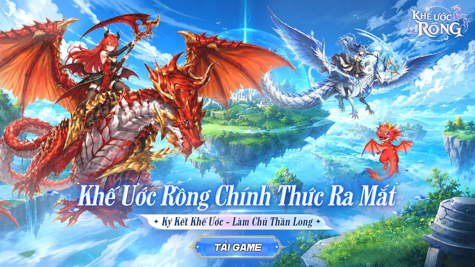Khế Ước Rồng - Siêu phẩm fantasy MMO màn hình dọc sắp ra mắt