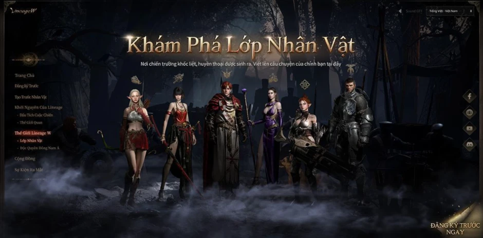 Khởi động đăng ký sớm, khai mở website chính thức, Lineage W đang đến rất gần với game thủ