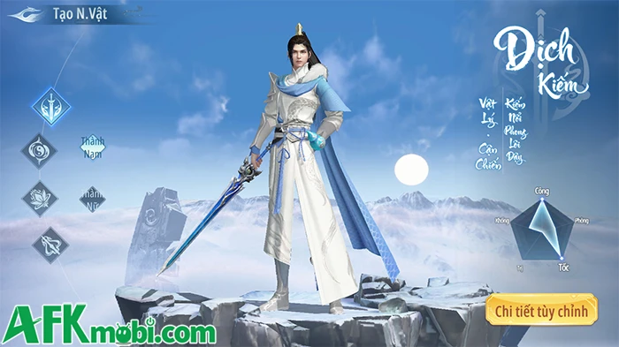 Kiếm Chỉ Giang Hồ: Khai Thiên game MMORPG cập bến Việt Nam