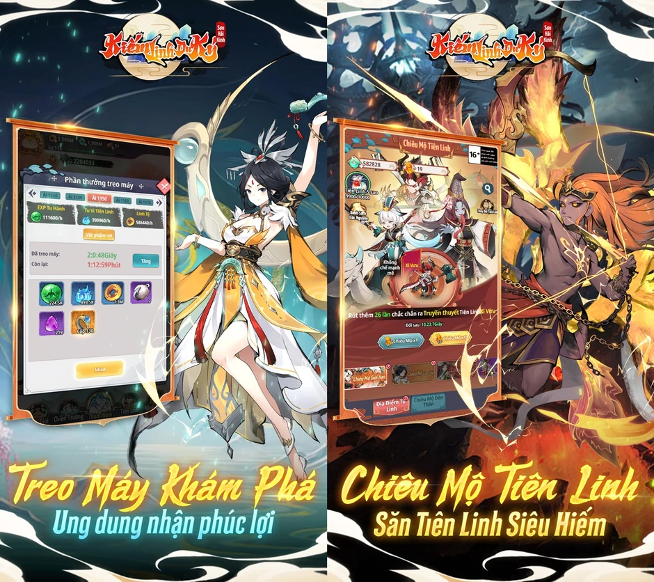 Kiếm Linh Du Ký – Game Idle RPG Sơn Hải Kinh đáng chú ý trong mùa hè này