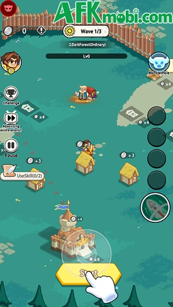 Kingdom Hero Defense đưa bạn gầy dựng căn cứ và bảo vệ nó