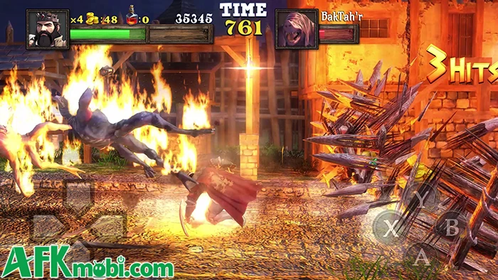 Kings Do Not Fall Mobile game hành động beat 'em up cuộn cảnh