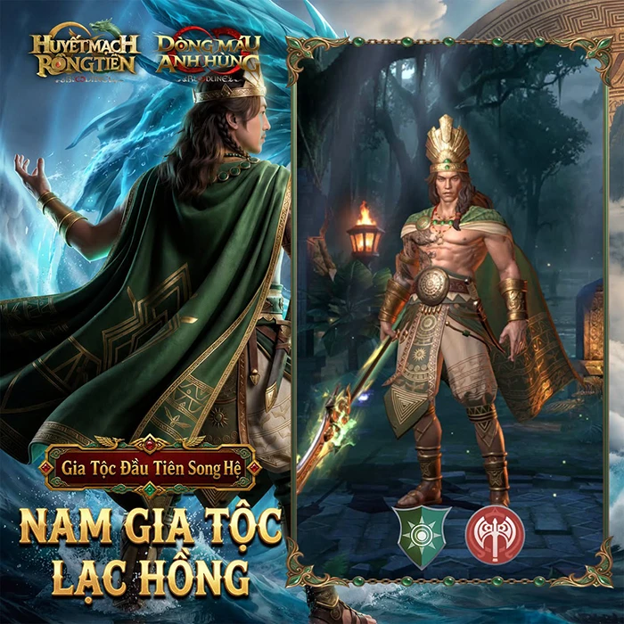 Lạc Long Quân và Âu Cơ xuất hiện trong Bloodline: Dòng Máu Anh Hùng Lạc Long Quân và Âu Cơ xuất hiện trong Bloodline: Dòng Máu Anh Hùng