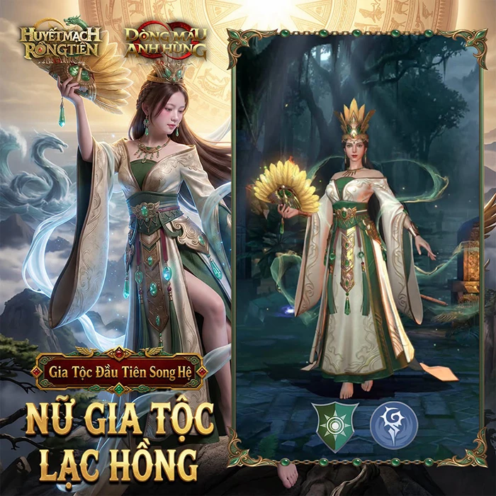 Lạc Long Quân và Âu Cơ xuất hiện trong Bloodline: Dòng Máu Anh Hùng Lạc Long Quân và Âu Cơ xuất hiện trong Bloodline: Dòng Máu Anh Hùng