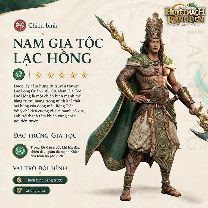 Lạc Long Quân và Âu Cơ xuất hiện trong Bloodline: Dòng Máu Anh Hùng Lạc Long Quân và Âu Cơ xuất hiện trong Bloodline: Dòng Máu Anh Hùng