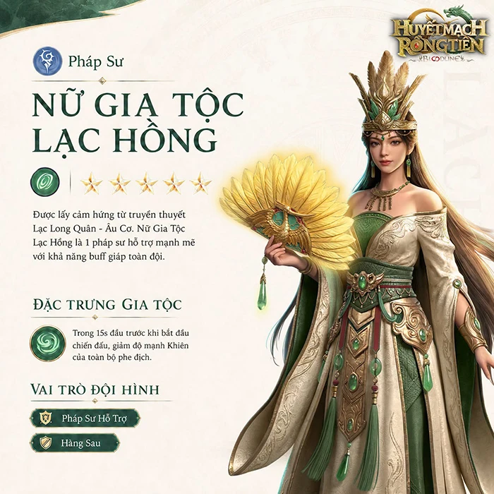 Lạc Long Quân và Âu Cơ xuất hiện trong Bloodline: Dòng Máu Anh Hùng Lạc Long Quân và Âu Cơ xuất hiện trong Bloodline: Dòng Máu Anh Hùng