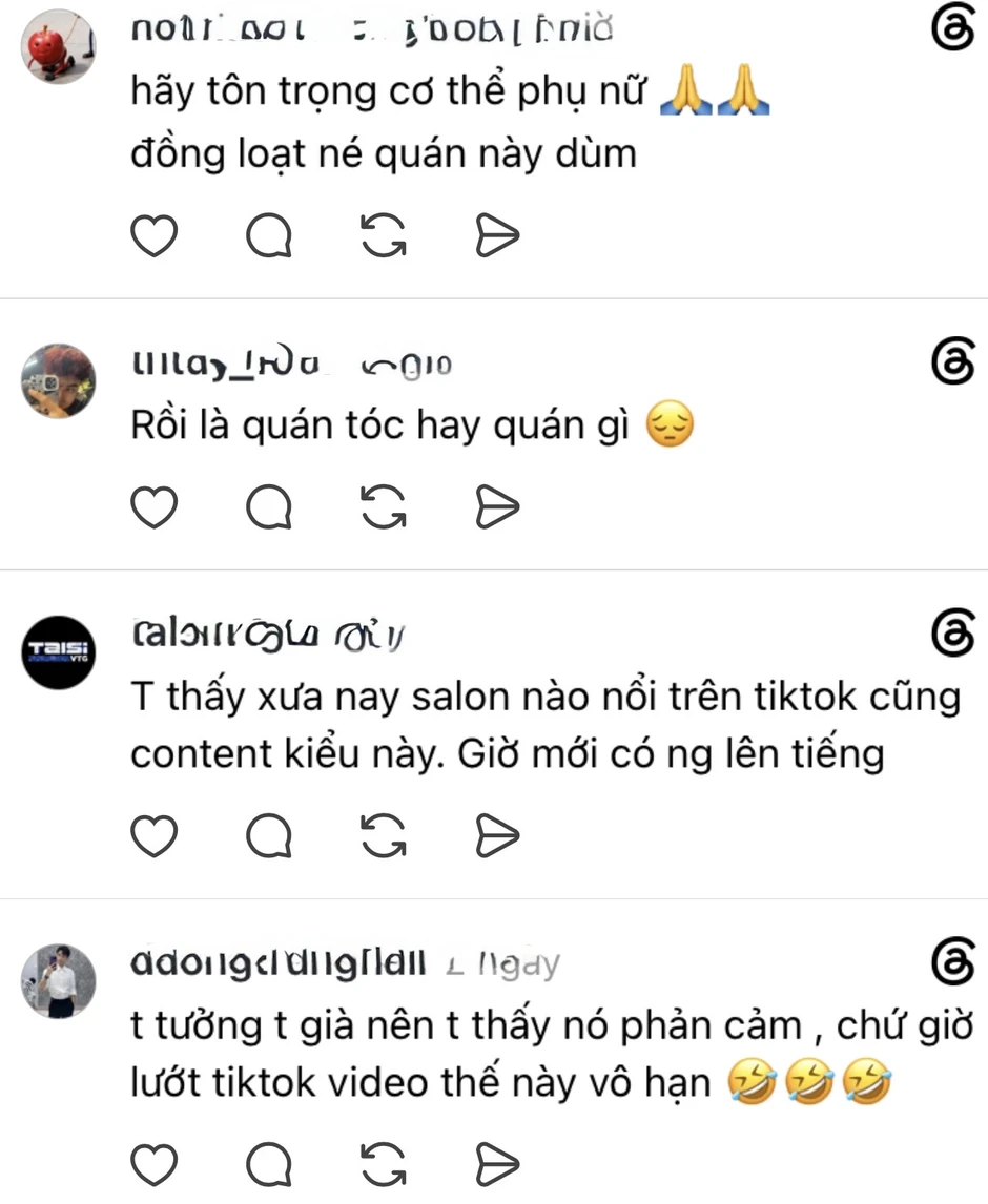 Làm content bẩn, quấy rối khách nữ, tiệm tóc nhận "bão" chỉ trích, cư dân mạng đồng loạt kêu gọi "né" gấp
