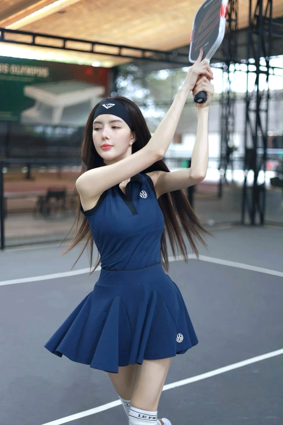 Lily Luta khoe dáng trên sân Pickleball, fan ngỡ ngàng "dụi mắt" nhận không ra
