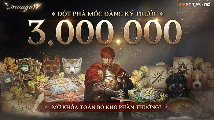 Lineage W mở tải trước, tiến về ngày ra mắt với khí thế mạnh mẽ Lineage W mở tải trước, tiến về ngày ra mắt với khí thế mạnh mẽ