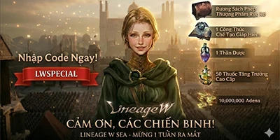 Lineage W - Quyền lực và tài phú sẽ về tay kẻ đoạt được Vương Quyền thành Kent