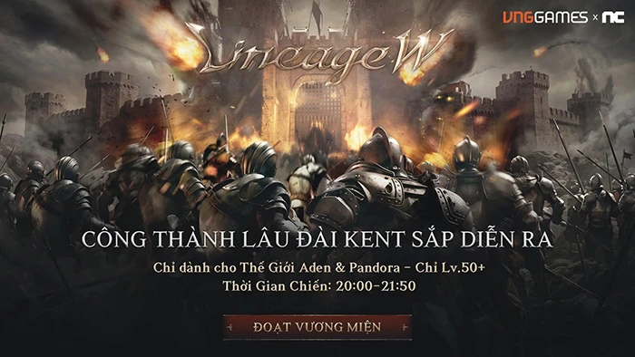Lineage W - Quyền lực và tài phú sẽ về tay kẻ đoạt được Vương Quyền thành Kent Lineage W - Quyền lực và tài phú sẽ về tay kẻ đoạt được Vương Quyền thành Kent