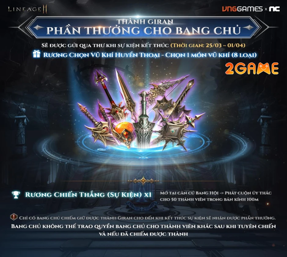 Lineage2M - Tất tần tật về Công Thành Chiến mà bạn cần biết