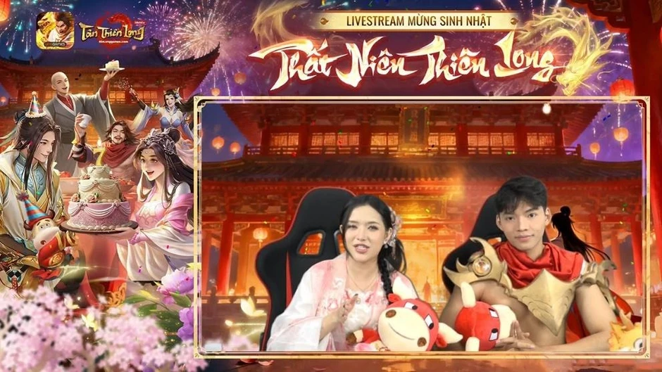 Tân Thiên Long Mobile: Livestream đặc biệt mừng sinh nhật 7 tuổi và sự kiện hấp dẫn Tân Thiên Long Mobile: Livestream đặc biệt mừng sinh nhật 7 tuổi và sự kiện hấp dẫn