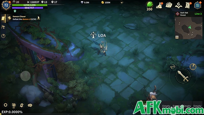 LOA - Legends of Aden game MMORPG 3D fantasy phương Tây