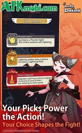Lucky Dokkaebi game roguelike theo phong cách nhàn rỗi