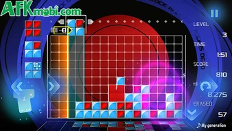 LUMINES REMASTERED Mobile game giải đố kết hợp âm nhạc