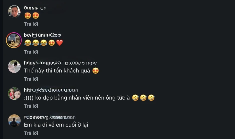 Mặc đồ lộng lẫy quét sân, bưng trà, nữ nhân viên quán nước khiến anh em nhấn nút "replay" liệt phím