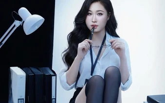Mặc đồ thư ký nhưng body lại là "dân chuyên gym", màn khoe dáng đỉnh cao xao nhãng mọi ánh nhìn