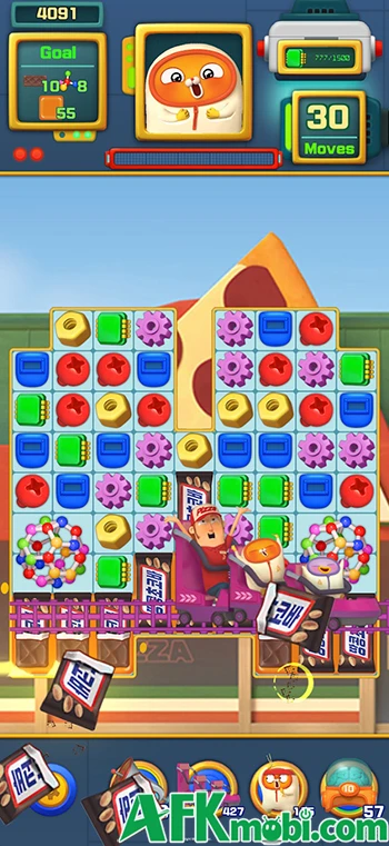 Maca và Roni: Phòng Thí Nghiệm Ghép 3 game giải đố match-3