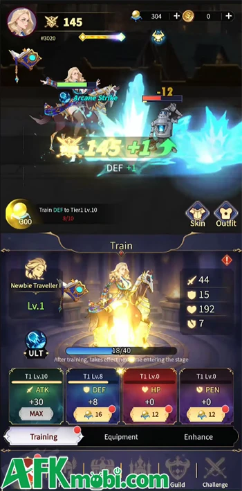 Magic Arena: Hyper Hero Legend với chủ đề fantasy phương Tây