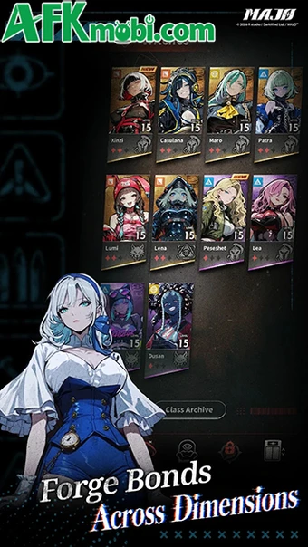 MAJO - Apocalypse Tactics RPG cho bạn tập hợp các cô gái bí ẩn