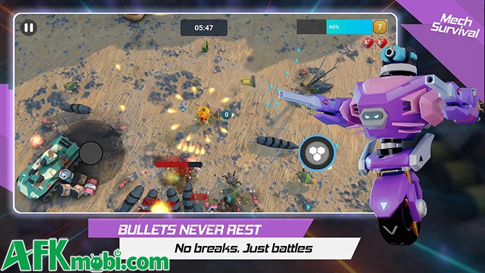 Mech Survival game hành động sinh tồn roguelike theo lối đơn giản Mech Survival game hành động sinh tồn roguelike theo lối đơn giản