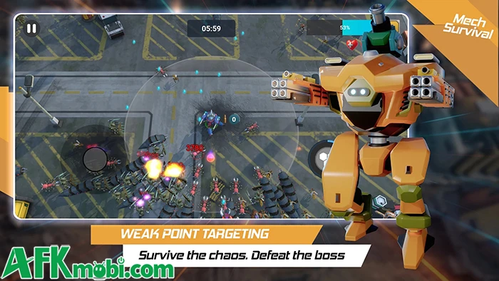 Mech Survival game hành động sinh tồn roguelike theo lối đơn giản Mech Survival game hành động sinh tồn roguelike theo lối đơn giản
