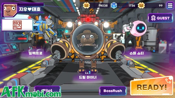 Mecha Catcha với chủ đề robot chiến đấu điều khiển bởi động vật