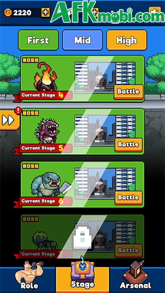 Mecha Shoot Pixel game hành động với lối chơi đơn giản
