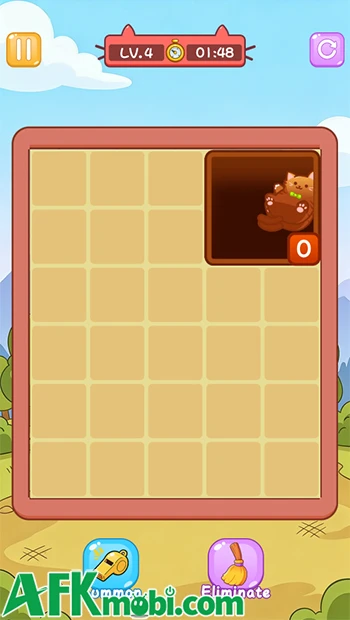 Meow Block: Color Collect - Di chuyển những khối hố để gom mèo