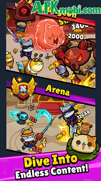 Meow Knights: Idle RPG game nhập vai nhàn rỗi lấy chủ đề mèo Meow Knights: Idle RPG game nhập vai nhàn rỗi lấy chủ đề mèo