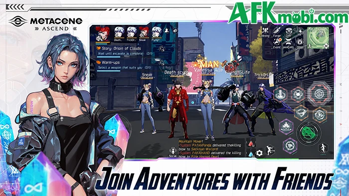 METACENE: ASCEND game MMORPG với bối cảnh cyberpunk